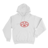 Aphaca Oval Logo Unisex Hoodie White