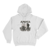 Aphaca Vintage Band Portrait Unisex Hoodie White